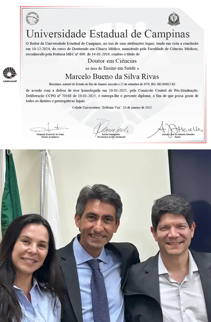 Doutorado Unicamp - defesa de tese - Marcelo Rivas RJ - médico Ipanema