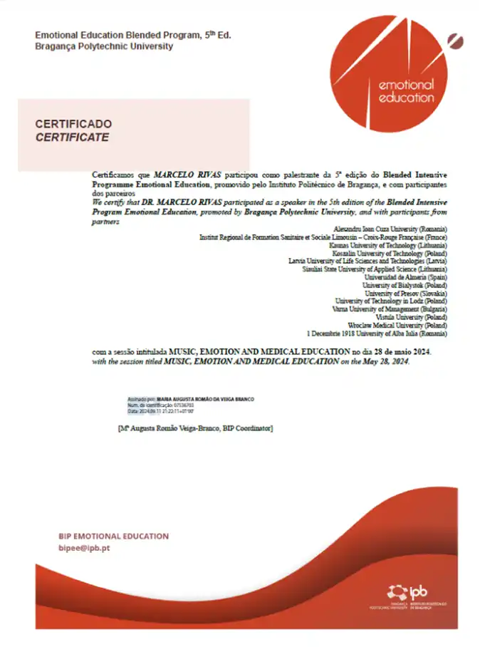 Participação no Congresso Mundial de Educação Médica - Dr. Marcelo Rivas - cardiologista Ipanema